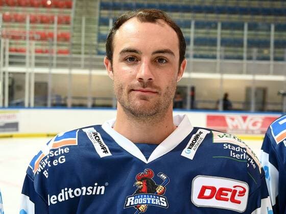 Iserlohn, Deutschland, 06.08.2019, Saison 2019 2020, DEL, Iserlohn Roosters, Pressetermin Porträt Porträttermin Spielerportraits, Ryan OÕConnor (Iserlohn) schaut ( Iserlohn North Rhine-Westphalia Germany eu-images-09-521-023873