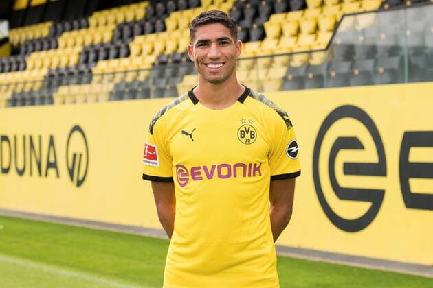 Achraf Hakimi; Borussia Dortmund; 1.BL, Porträttermin 2019 2020