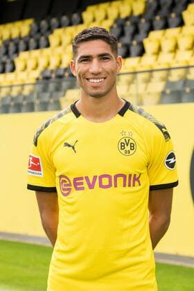 Achraf Hakimi; Borussia Dortmund; 1.BL, Porträttermin 2019 2020