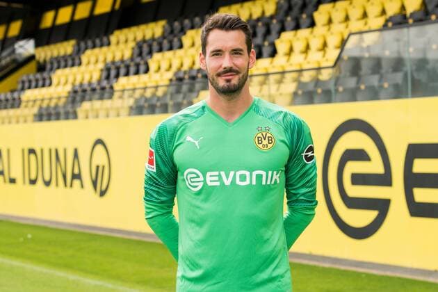 Torwart Roman Buerki, Roman Bürki; Borussia Dortmund; 1.BL, Porträttermin 2019 2020