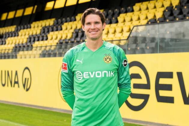 Torwart Marwin Hitz; Borussia Dortmund; 1.BL, Porträttermin 2019 2020