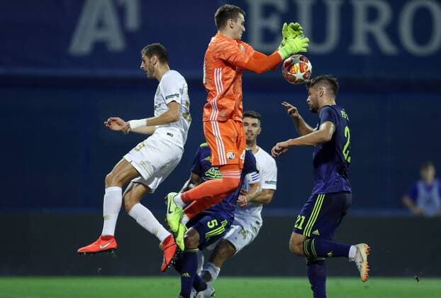 First leg of 3rd Qualifying Round of UEFA Champions League, GNK Dinamo - Ferencvarosi TC 06.08.2019., Maksimir Stadium, Zagreb, Croatia - First leg of 3rd Qualifying Round of UEFA Champions League, GNK Dinamo - Ferencvarosi TC. Dani Olmo  SlavkoxMidzor PIXSELL