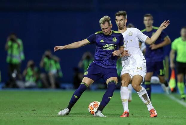 First leg of 3rd Qualifying Round of UEFA Champions League, GNK Dinamo - Ferencvarosi TC 06.08.2019., Maksimir Stadium, Zagreb, Croatia - First leg of 3rd Qualifying Round of UEFA Champions League, GNK Dinamo - Ferencvarosi TC. Ihor Kharatin  SlavkoxMidzor PIXSELL