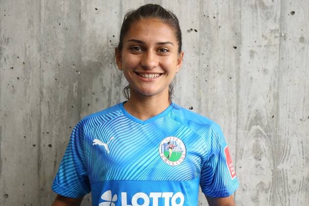 06.08.2019, xcex, GER, Frankfurt am Main, Stadion am Brentanobad, Frauenfussball, 1. Bundesliga FLYERALARM Frauen-Bundesliga Saison 2019 2020 1. FFC Frankfurt Fototermin Leticia Santos de Oliveira (FFC Frankfurt) DFL regulations prohibit any use of photographs as image sequences and or quasi-video