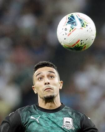 KRASNODAR, RUSSIA - AUGUST 7, 2019: Krasnodar s Younes Namli in the 2019 20 UEFA Champions League third qualifying round match between FC Krasnodar and FC Porto at Krasnodar Stadium. Valery Matytsin TASS  TS0B5B2B