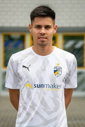 FC Carl Zeiss Jena Neuzugang 3. Liga Saison 2019 2020 Raphael Obermair am 8.8.2019 Raphael Obermair (Jena), Portrait hochkant Ernst Abbe Sportfeld