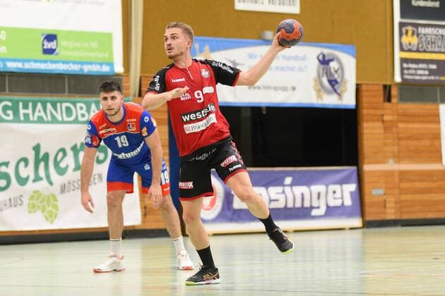 Simon Getzmann (BSV Bern-Muri 9) Handball , Maenner , Vorbeitung , Testspiel, Moessingen , 09.08.2019, Foto:TBaur Eibner HBW Balingen-Weilstetten (GER) vs. BSV Bern-Muri (SUI) Reutlingen Copyright: xEIBNER JoxxBaurx EP_JOBA