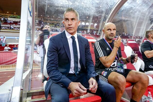 Sylvinho (entraineur de l Olympique Lyonnais) FOOTBALL : AS Monaco vs Olympique Lyonnais - Monaco - 09 08 2019 NorbertScanella PanoramiC 