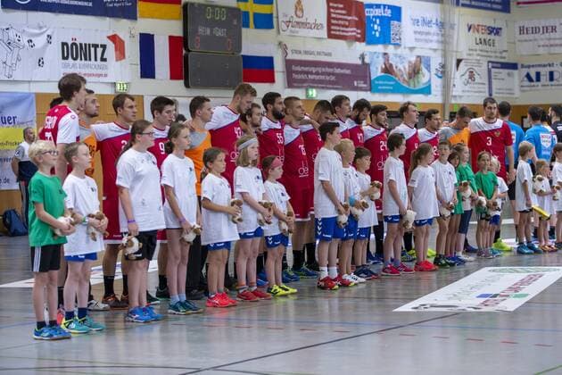 HSG Wetzlar vs Nationalmannschaft Russland, 11. Internationaler Heide-Cup 2019, Schneverdingen; 10.08.19 Russische Nationalmannschaft Copyright: xBEAUTIFULxSPORTS MarioxM.xKobergx