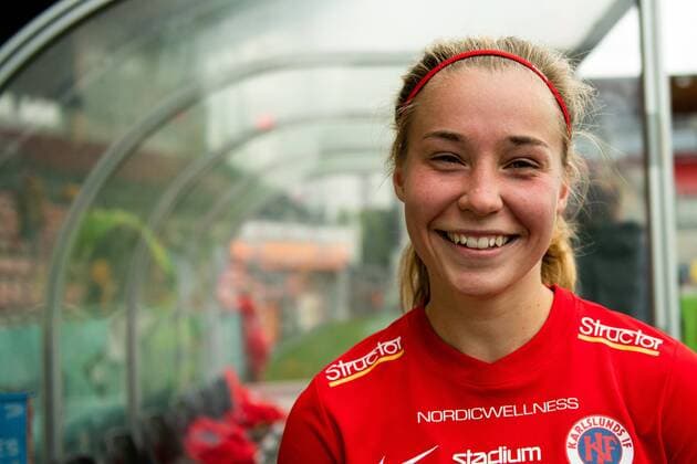 190810 Örebros Heidi Kollanen jublar efter vinsten i fotbollsmatchen i Damallsvenskan mellan Örebro och Pitea den 10 augusti 2019 i Örebro. Copyright: FREDRIKxKARLSSON BB190810FK060
