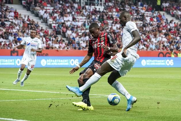 Wylan Cyprien (OGC Nice) FOOTBALL : OGC Nice vs Amiens SC - Nice - 10 08 2019 NorbertScanella PanoramiC 