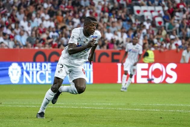 Eddy Gnahore (Amiens) FOOTBALL : OGC Nice vs Amiens SC - Nice - 10 08 2019 NorbertScanella PanoramiC 