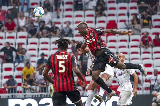Ignatius Ganago (OGC Nice) FOOTBALL : OGC Nice vs Amiens SC - Nice - 10 08 2019 NorbertScanella PanoramiC 