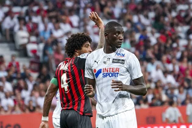 Sehrou Guidassy (Amiens SC) - Dante (OGC Nice) FOOTBALL : OGC Nice vs Amiens SC - Nice - 10 08 2019 NorbertScanella PanoramiC 
