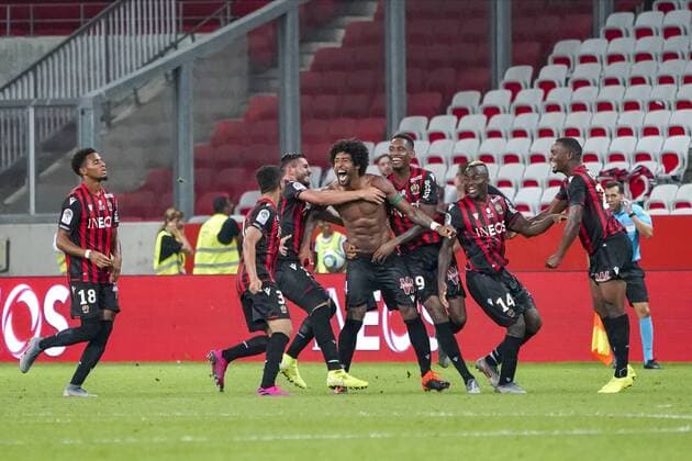 joie - Dante (OGC Nice) FOOTBALL : OGC Nice vs Amiens SC - Nice - 10 08 2019 NorbertScanella PanoramiC 