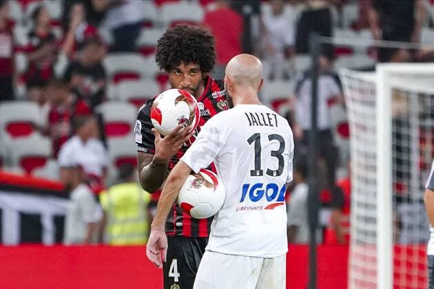 Sport Bilder des Tages Christophe Jallet (Amiens SC) - Dante (OGC Nice) FOOTBALL : OGC Nice vs Amiens SC - Nice - 10 08 2019 NorbertScanella PanoramiC 
