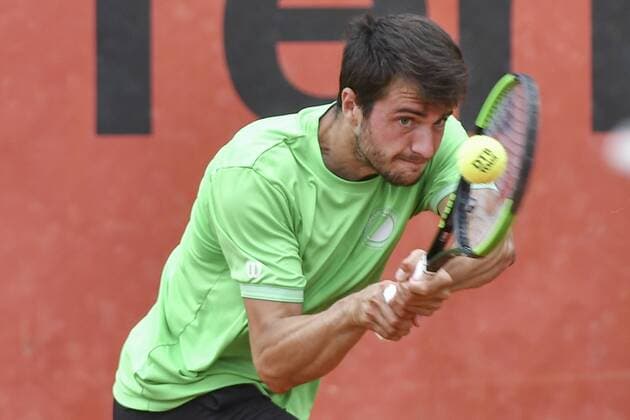 GER, Tennis-Point-Bundesliga, 1BL, Badwerk Gladbacher HTC 1 vs. TK GW Mannheim 1 11.08.2019, An den Holter Sportstätten, Moenchengladbach, GER, Tennis-Point-Bundesliga, 1BL, Badwerk Gladbacher HTC 1 vs. TK GW Mannheim 1, im Bild Pedro Martinez Portero ESP (TK GW Mannheim 1)