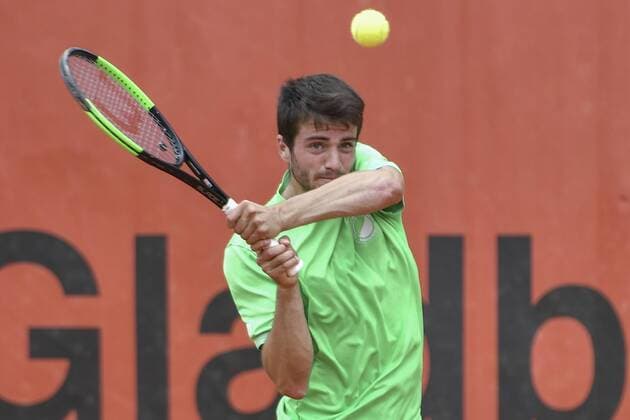 GER, Tennis-Point-Bundesliga, 1BL, Badwerk Gladbacher HTC 1 vs. TK GW Mannheim 1 11.08.2019, An den Holter Sportstätten, Moenchengladbach, GER, Tennis-Point-Bundesliga, 1BL, Badwerk Gladbacher HTC 1 vs. TK GW Mannheim 1, im Bild Pedro Martinez Portero ESP (TK GW Mannheim 1)