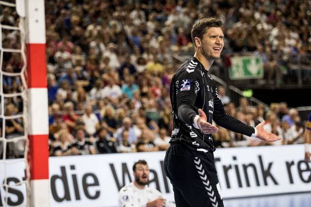 Helden des Handballs 2019; THW Kiel - FC Barcelona, Barca Niklas Ladin Jacobsen ( 1, THW Kiel); Helden des Handballs 2019; THW Kiel - FC Barcelona; Koeln, Lanxessarena Copyright: xBEAUTIFULxSPORTS Wunderlx