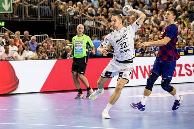 Helden des Handballs 2019; THW Kiel - FC Barcelona, Barca Ole Rahmel ( 22, THW Kiel); Helden des Handballs 2019; THW Kiel - FC Barcelona; Koeln, Lanxessarena Copyright: xBEAUTIFULxSPORTS Wunderlx