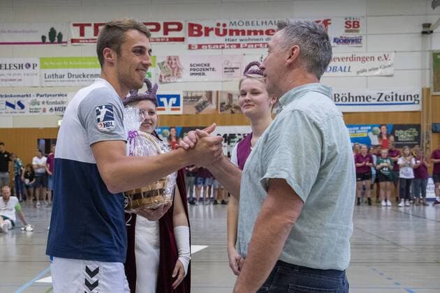 HSG Wetzlar vs Fuechse Berlin, 11. Internationaler Heide-Cup 2019, Schneverdingen; 11.08.19 3. Platz Handball Verein Hamburg Lukas Ossenkamp (HSV Hamburg, 14) Copyright: xBEAUTIFULxSPORTS MarioxM.xKobergx
