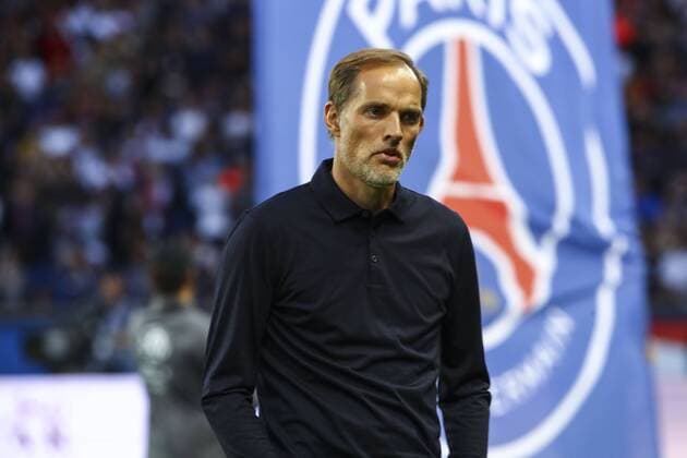 Sport Bilder des Tages Thomas Tuchel ( Entraineur Coach PSG ) FOOTBALL : PSG vs Nimes - 1ere journee de Ligue 1 - 11 08 2019 GwendolineLeGoff Panoramic 