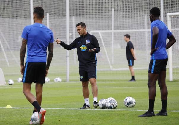 Berlin, Sportpark, GER, 1.FBL, Hertha BSC, Saison 2019 2020, Training, Foto:Ante Covic, Chef Trainer