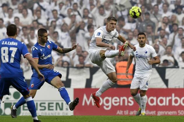 Jens Stage, FC Koebenhavn i aktion i Champions League kval. kampen mellem FC Koebenhavn og Roede Stjerne i Parken i Koebenhavn tirsdag den 13. august 2019. . , Denmark Copyright: AndersxKjaerbye xRitzauxScanpixx COP101 spdk20190813-201036-L