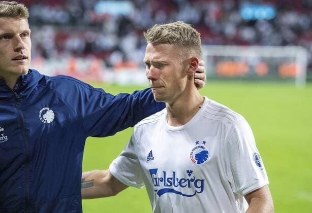 Jens Stage (6), FC Koebenhavn og Viktor Fischer (7), FC Koebenhavn efter kampen i Champions League kvalen mellem FC Koebenhavn og Roede Stjerne i Parken tirsdag den 13. august 2019.. , Copenhagen Denmark Copyright: AndersxKjaerbyex-xRitzauxScanpix AndersxKjaerbyex COP101 spdk20190813-232431-L