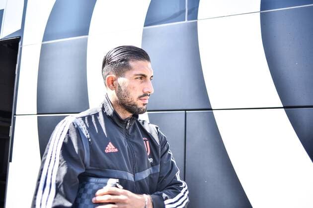 Italy: Juventus A vs Juventus B Emre Can Of Juventus FC in action during the Pre-Season Friendly match between Juventus FC and Juventus U21, U 21 Juventus FC won 3-1 on August 14, 2019 at Campo Sportivo in Villar Perosa, Italy. Villar Perosa Piedmont Turin Italy Campo Sportivo  AlbertoxGandolfox xPacificxPress
