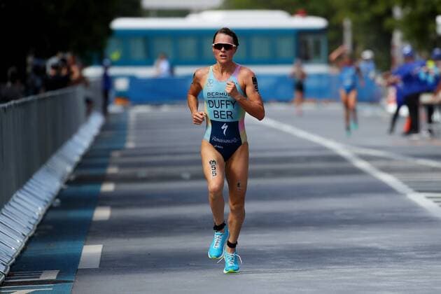 Sport Bilder des Tages Flora Duffy (BER), AUGUST 15, 2019 - Triathlon : 2019 ITU World Olympic Qualification Event in Odaiba, Tokyo, Japan. Noxthirdxpartyxsales  (109819423)