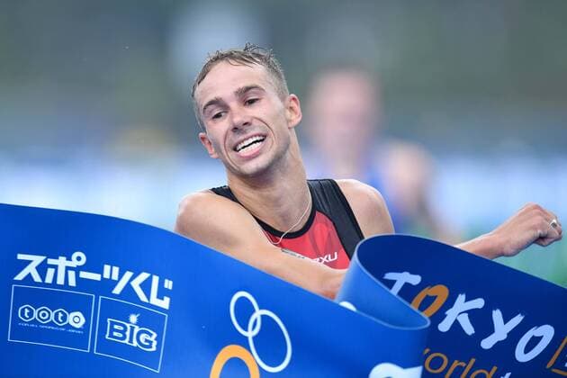 Bilder des Jahres 2019, Sport 08 August Sport Bilder des Tages Tyler Mislawchuk (CAN), AUGUST 16, 2019 - Triathlon : 2019 ITU World Olympic Qualification Event Elite Men s in Odaiba, Tokyo, Japan. Noxthirdxpartyxsales  (109873826)