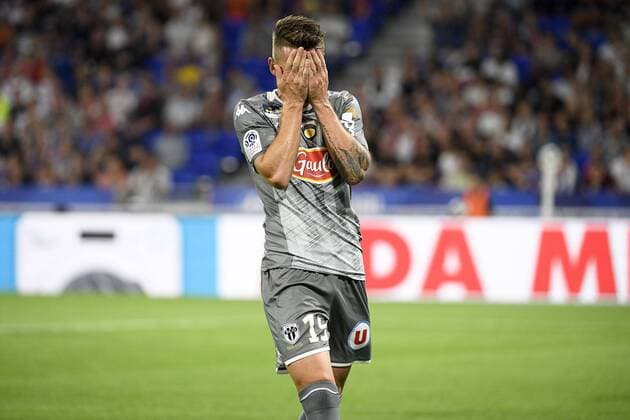 DECEPTION - 15 PIERRICK CAPELLE (SCO) FOOTBALL : Lyon vs Angers - Ligue 1 Conforama - 16 08 2019 FEP Panoramic 