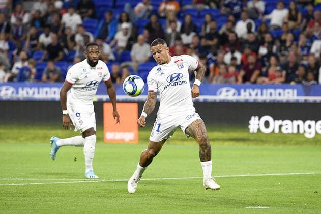 11 MEMPHIS DEPAY (OL) - BUT FOOTBALL : Lyon vs Angers - Ligue 1 Conforama - 16 08 2019 FEP Panoramic 