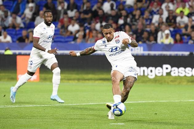 11 MEMPHIS DEPAY (OL) - BUT FOOTBALL : Lyon vs Angers - Ligue 1 Conforama - 16 08 2019 FEP Panoramic 