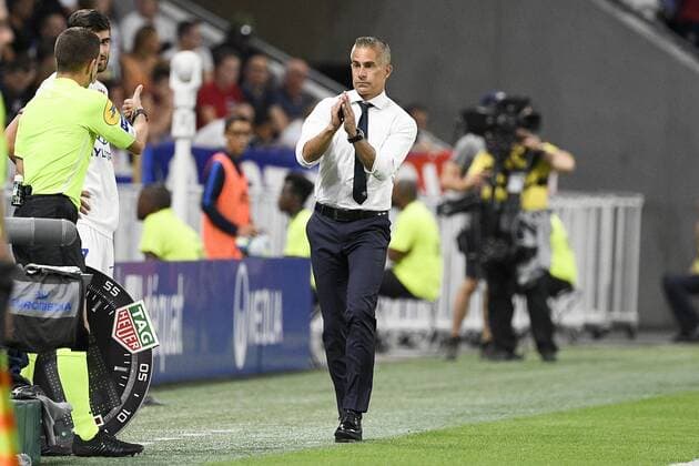 SYLVINHO (ENTRAINEUR LYON) FOOTBALL : Lyon vs Angers - Ligue 1 Conforama - 16 08 2019 FEP Panoramic 