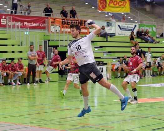Mils Gugisch ((ELB) DHB-Pokal, TuS Fuerstenfeldbruck - HC Elbflorenz 2006, 17.08.2019 Pforzheim Copyright: xEibner-Pressefoto Ripbergerx EP_RIP