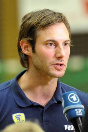 Uwe Gensheimer, Rhein Neckar Loewen- 3, im Interview nach Spiel mit dem Saarlaendischen Rundfunk beim Spiel Rhein Neckar Loewen vs HG Saarlouis, DHB Pokal, 1. Runde, erstes Halbfinale im Final Four Turnier in der Stadtgartenhalle Saarlouis, 17.08.19 Rhein Neckar Loewen vs HG Saarlouis , 17.08.19, DHB Pokal, Saarlouis Copyright: xEIBNER PeterxFranzx EP_PFZ