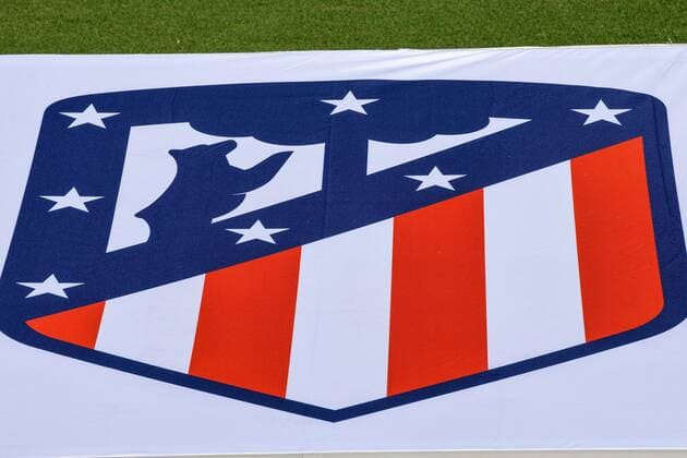 CARY, NC - AUGUST 15: Atletico Madrid Feminas logo during the Women s International Champions Cup soccer match between Olympique Lyonnais v Atletico Madrid on August 15, 2019 at WakeMed Soccer Park in Cary, NC. (Photo by Michael Berg Icon Sportswire) SOCCER: AUG 15 Women s International Champions Cup - Lyon v Atletico Madrid Icon090815808