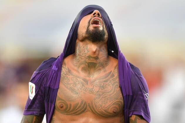 Bilder des Jahres 2019, Sport 08 August Sport Bilder des Tages Fußball, Coppa Italia, AC Florenz - AC Monza Kevin Prince Boateng reacts Firenze 19 08 2019 Stadio Artemio Franchi Football Italy Cup 2019 2020 ACF Fiorentina - Monza Foto Andrea Staccioli Insidefoto andreaxstaccioli