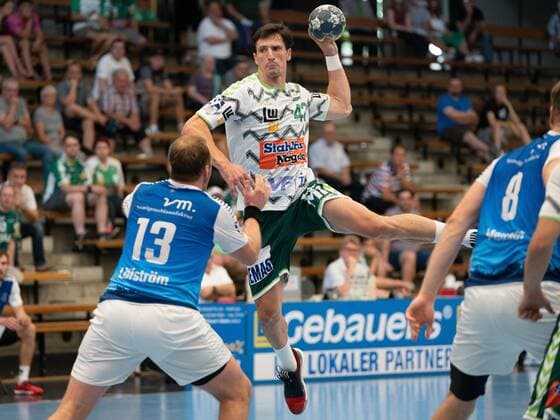 42 Nemanja Zelenovic (Frisch Auf Goeppingen), Frisch Auf Goeppingen vs. TSV Bayer Dormagen, DHB Pokal, Handball, Herren, 18.08.2019 Frisch Auf Goeppingen vs. TSV Bayer Dormagen, DHB Pokal, Handball, Herren, 18.08.2019 Goeppingen Copyright: xEIBNER Michael_Schmidtx EP_MST