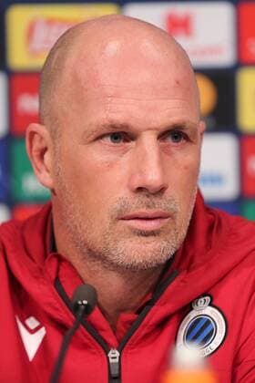 Club Brugge s head coach Philippe Clement pictured during a press conference, PK, Pressekonferenz of Belgian soccer team Club Brugge KV in Linz, Austria, Monday 19 August 2019. Tomorrow s Club is playing Austrian team LASK Linz in the first leg of the play-offs for the UEFA Champions League. BRUNOxFAHY  x05645891x