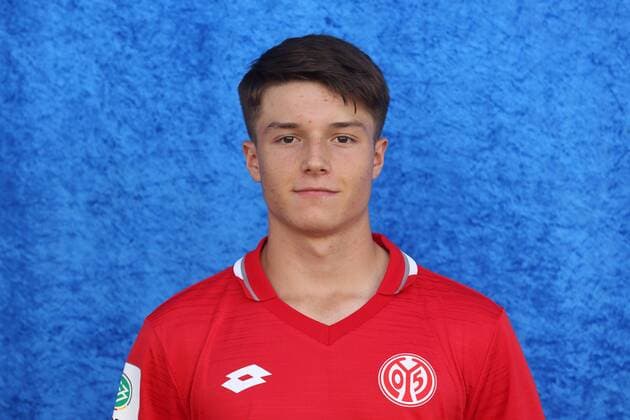 FINN MOERSCHEL 1. FSV MAINZ 05 U19 FUSSBALL, GER, A JUNIOREN BL SUED SUEDWEST, PORTRAETTERMIN 2019 2020 