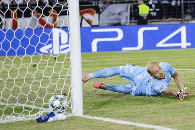 SOCCER - CL, play off, LASK vs Bruegge LINZ,AUSTRIA,20.AUG.19 - SOCCER - UEFA Champions League, play off, LASK vs FC Bruegge. Image shows Alexander Schlager (LASK), Keywords: goal shot. GEPAxpictures xJasminxWalter