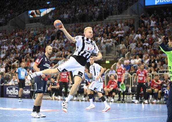, Handball, Männer, Super Cup, THW Kiel vs SG Flensburg-Handewitt, Saison 2019 2020, 21.08.19 Düsseldorf ISS Dome Nordrhein-Westfalen Germany