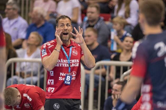 Maik Machulla (SG Flensburg-Handewitt) am 21.08.2019 beim Pixum Super Cup in Düsseldorf (Nordrhein-Westfalen) im ISS Dome . SG Flensburg-Handewitt gegen THW Kiel Düsseldorf Nordrhein-Westfalen Deutschland