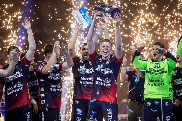 Pixum Super Cup 2019, SG Flensburg-Handewitt - THW Kiel, 21.08.2019 Die Sieger des Pixum Super Cup 2019: Die SG Flensburg-Handewitt, Pixum Super Cup 2019, SG Flensburg-Handewitt - THW Kiel, ISS Dome, Duesseldorf Copyright: xBEAUTIFULxSPORTS Wunderlx