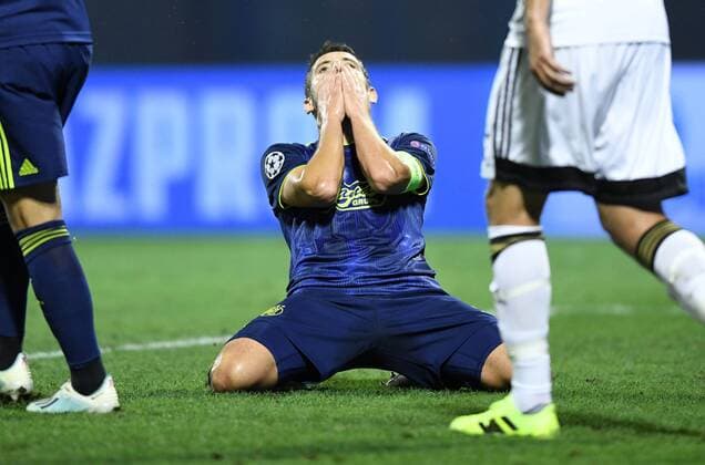 PXL_UEFA Champions League Play-offs, GNK Dinamo vs Rosenborg BK 21.08.2019., Zagreb, Croatia - UEFA Champions League Play-offs, 1st leg between GNK Dinamo and Rosenborg BK at Maksimir Stadium in Zagreb, Croatia. Arijan Ademi.  JosipxRegovic PIXSELL