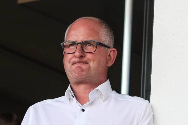 Präsident Jens Rauschenbach (Hallescher FC Halle) - 3. Liga Fußball Saison 2019-2020 Punktspiel Hallescher FC Halle vs. FC Bayern München II im Erdgas Sportpark in Halle Saale - Fußball,Deutschland,19.08.2019