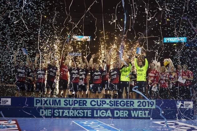 SG Flensburg-Handewitt vs. THW Kiel Fixum Super Cup 2019, 21.8.2019 SG Flensburg-Handewitt vs. THW Kiel Sieger SG Flensburg-Handewitt